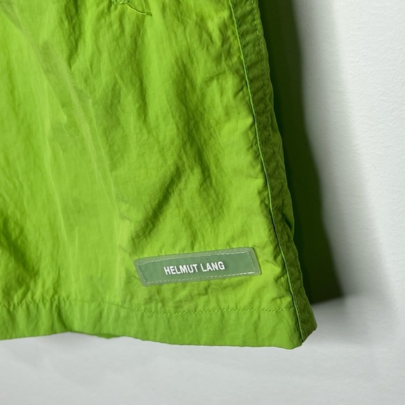 Helmut Lang Green Nylon Swim Shorts Men’s Small - Picture 2 of 6